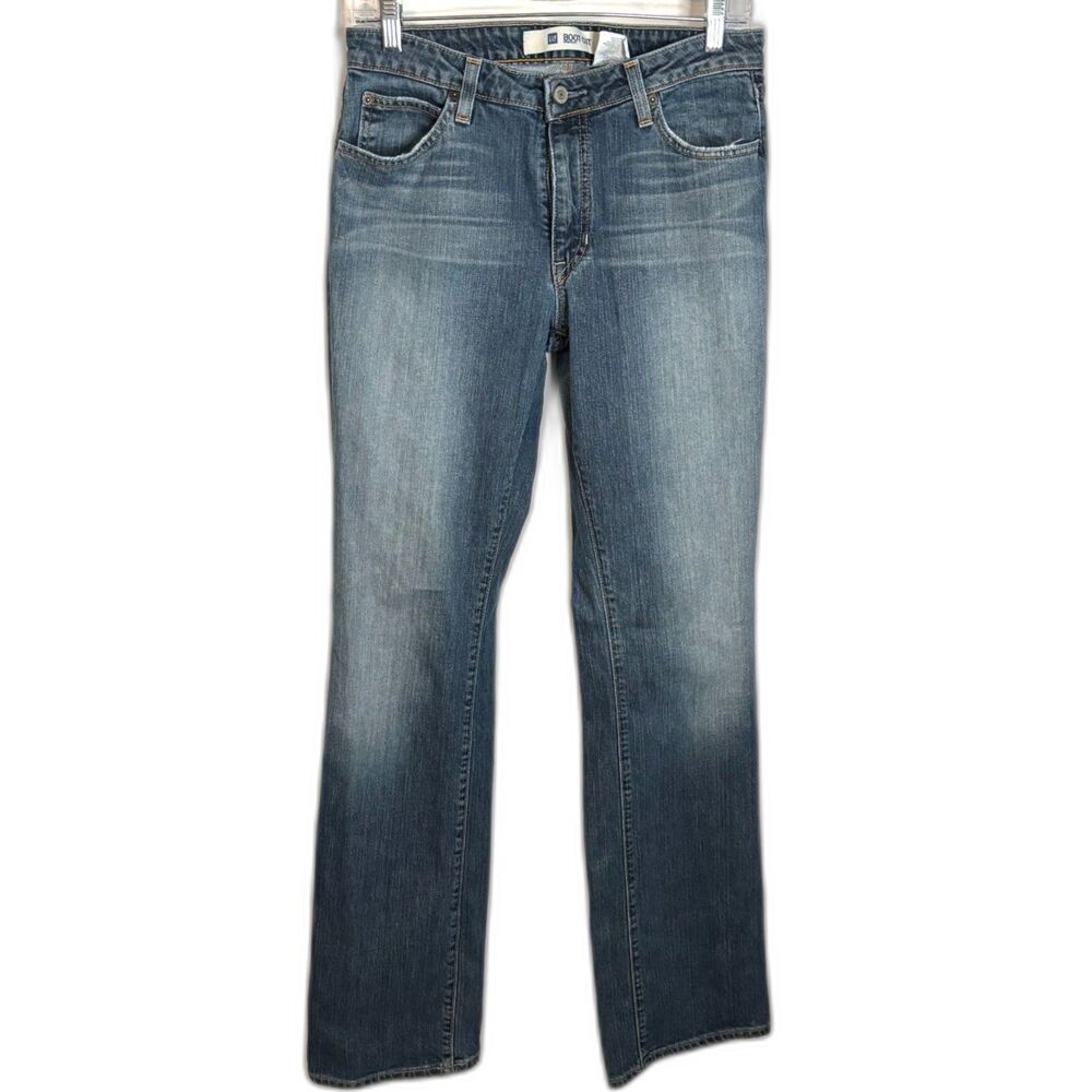 Vintage Y2K GAP Bootcut Jeans Size 8 Long Medium Wash Low Rise 2000s